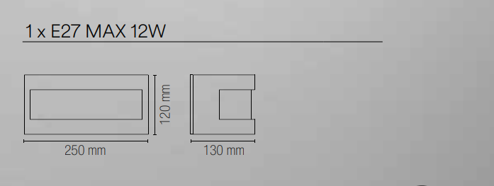 Applique a parete in gesso verniciabile 1XE27 non inclusa collezione CERVINIA Applique a parete in gesso verniciabile 1XE27 non inclusa collezione CERVINIA